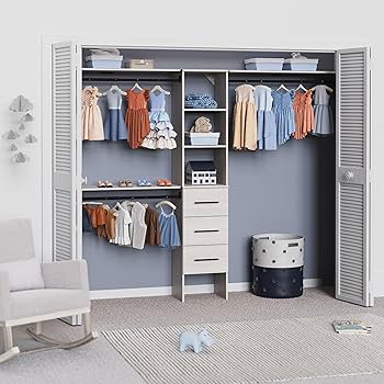“My closet” Amazon.com: Easy Track OK7272-CG Deluxe Tower Closet Storage